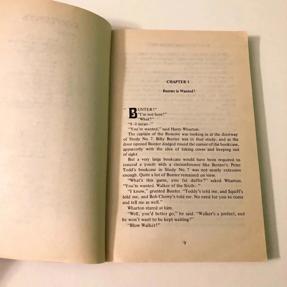 1989 Billy Bunter Gets The Boot Frank Richards Greyfriars Book - Picture 12 of 16